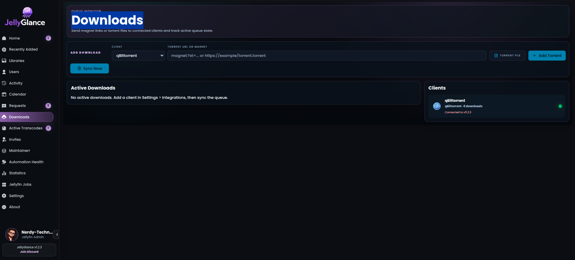 Downloads page